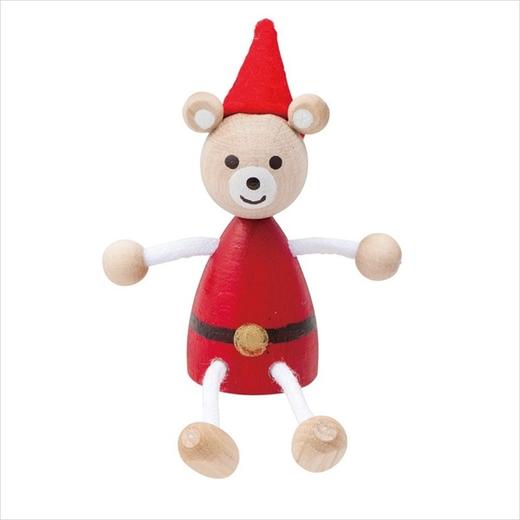 日本Mark's-Lesni Animal-圣诞公仔 小动物木玩具 5款可选 商品图0