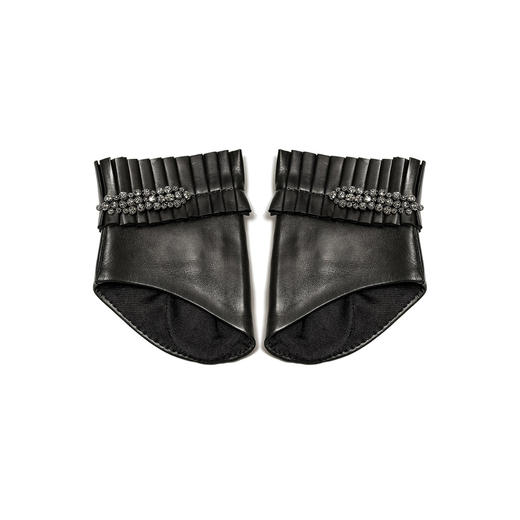 北京仓｜Catherine Osti-Stéphanie-Black 露指手套［法国设计师 ］ 商品图1