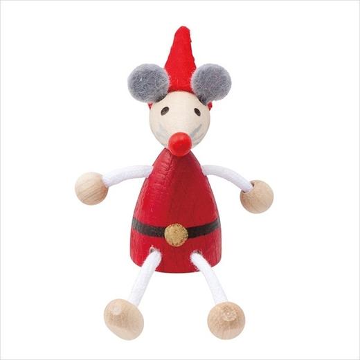 日本Mark's-Lesni Animal-圣诞公仔 小动物木玩具 5款可选 商品图3