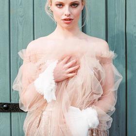 北京仓｜Catherine Osti-Scarlette-White 袖饰［法国设计师］