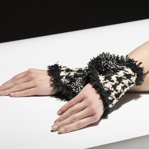 北京仓｜Catherine Osti-Sophie Black&White-袖饰［法国设计师］ 商品图0