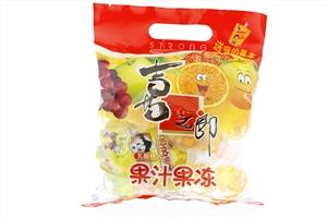 喜之郎乳酸钙果汁果冻大袋495g 商品图0