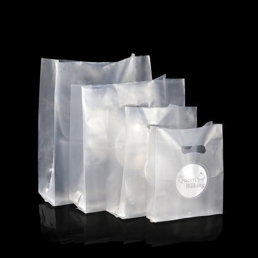 喇叭花烘焙包装加厚甜品蛋糕手提打包袋食品塑料吐司面包袋100个 商品图5