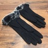 HFW1323002针织手套 羊毛 兔毛 锦纶 辅料：兔毛皮（原价358） 商品缩略图1