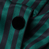 MANITO 男士条纹丝绒睡衣套装 绿黑条纹 商品缩略图4