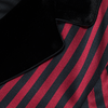 MANITO 条纹丝绒连衣裙 红黑条纹 商品缩略图5
