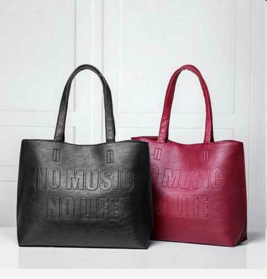 欧美风时尚女包潮包  简约风包包轻奢白搭手提包大包 商品图0