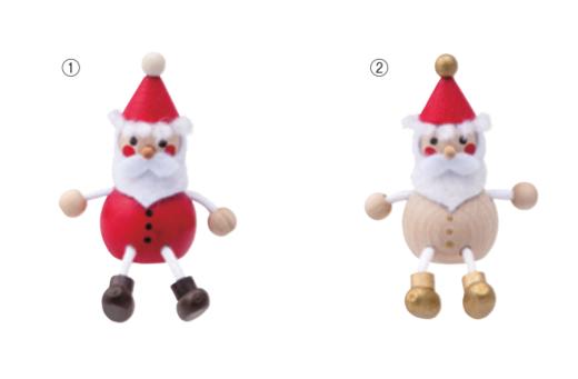 日本Mark's-Lesni Santa Claus -圣诞公仔 圣诞老人木玩具 两款可选 商品图2