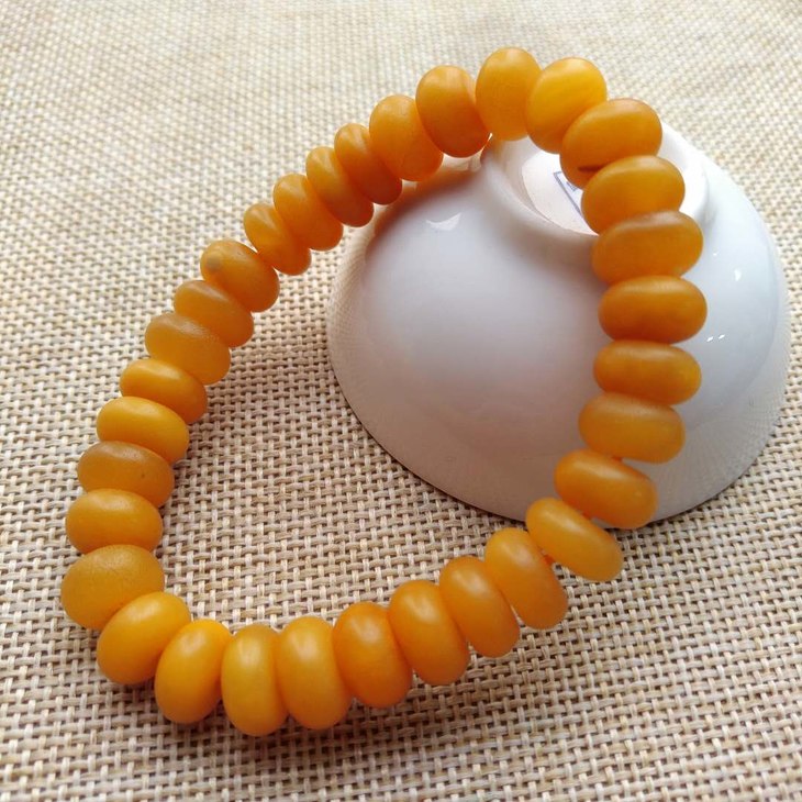 今日特价43563蜜蜡算盘珠手串
