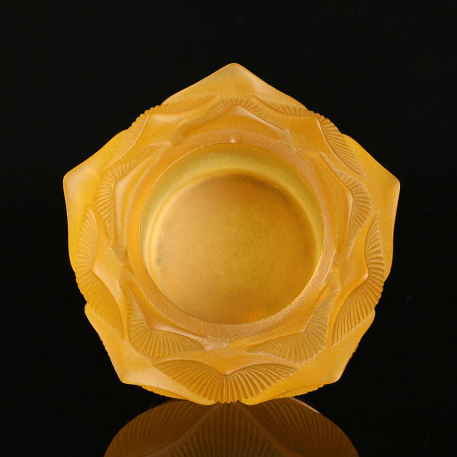 【佛堂用具】佛教用品古法琉璃宝莲薰香炉 香炉檀香炉