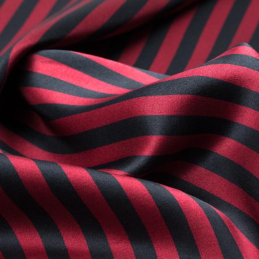 MANITO 男士条纹丝绒睡衣套装 红黑条纹 商品图6