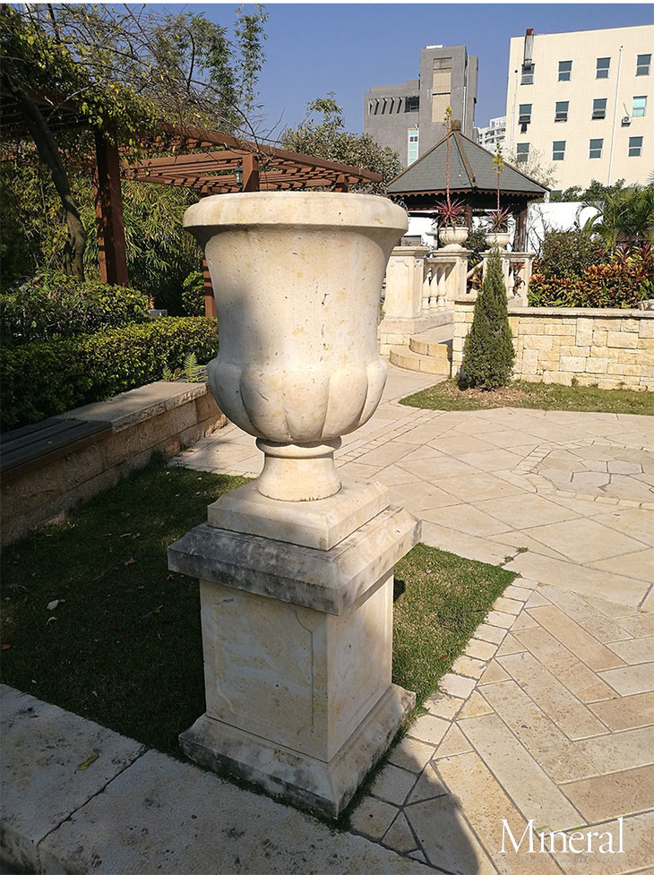 罗曼米黄法式经典花钵