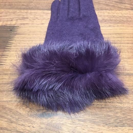 HFW1323002 针织手套 羊毛 兔毛 锦纶（原价358） 商品图7