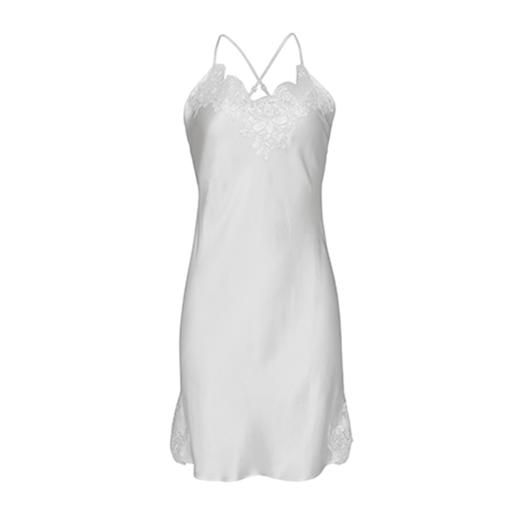 MANITO 蕾丝吊带短睡裙（白） 商品图0