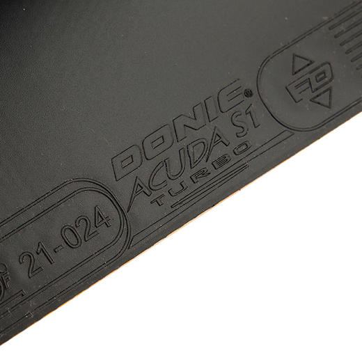 Donic多尼克ACUDA阿库达S1TURBO乒乓球胶皮（12090）德系高弹反手用涩性反胶乒乓球套胶 商品图2