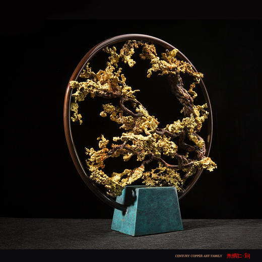 非物质文化传承人朱炳仁作品岁寒知松系列铜雕艺术品摆件收藏品