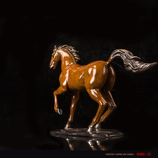 朱炳仁铜 国礼乾隆八骏 捷报频传 铜家居工艺品 装饰品摆件 礼品 商品图2
