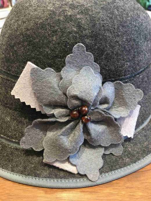 时尚帽子 羊毛 涤纶 商品图3