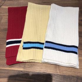 日本设计羊绒针织围巾山羊绒 羊毛（原价980）