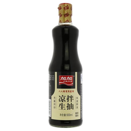 加加凉拌生抽酱油500ml 商品图0