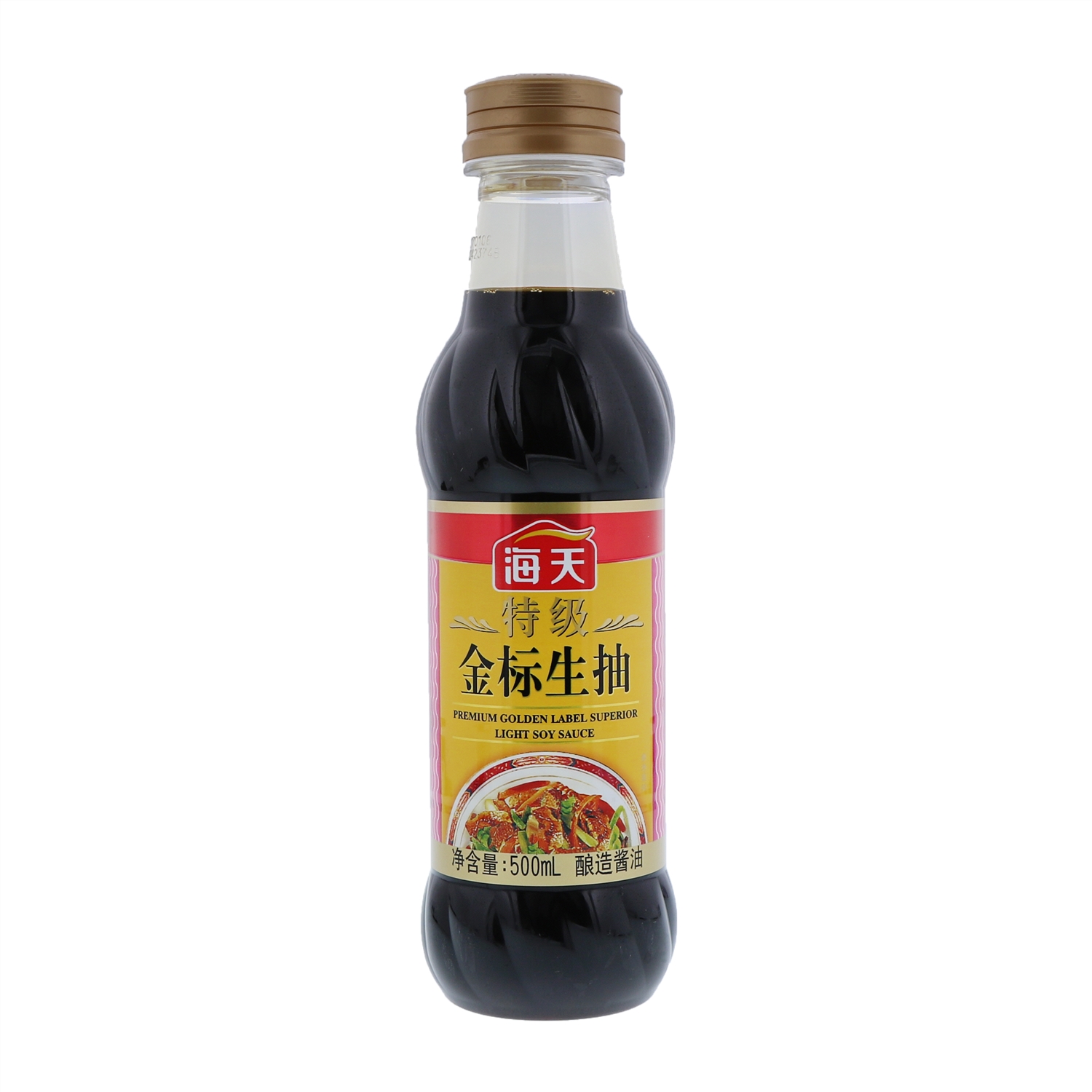 海天特级金标生抽酿造酱油500ml