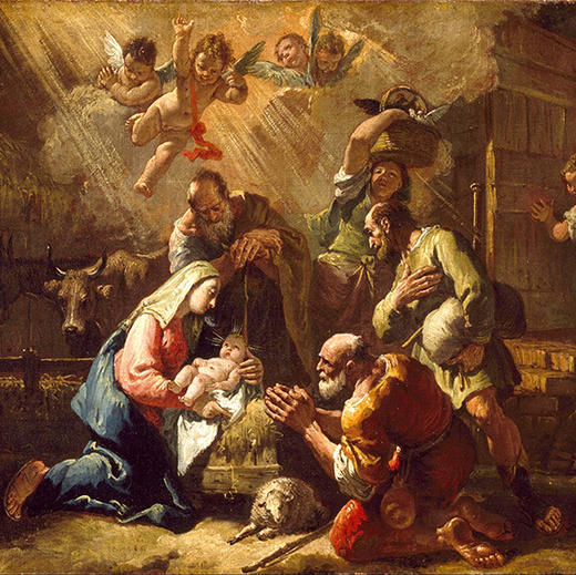 佛朗西斯科 牧羊人来见耶稣 基督教世界名画 商品图0