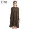 EITIE爱特爱女装春季纱网绣花假两件宽松镂空裙连衣裙5607335 商品缩略图1