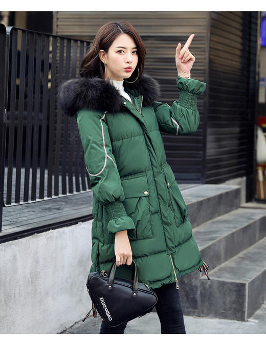 AL OMN9206 冬季新款中长款棉衣 商品图0