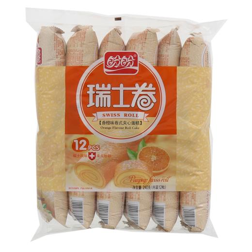 盼盼瑞士卷香橙味夹心蛋糕240g 商品图0