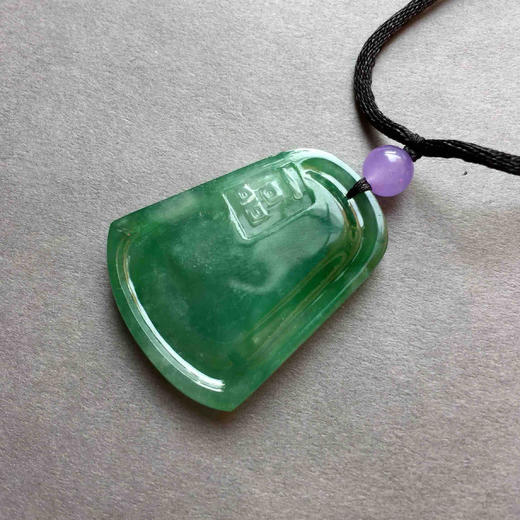 冰种阳绿翡翠和和美美年年有余 商品图4