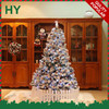 【圣诞树】*光纤圣诞树PVC圣诞节植绒树 圣诞节雪花植绒圣诞装饰仿真树 商品缩略图0