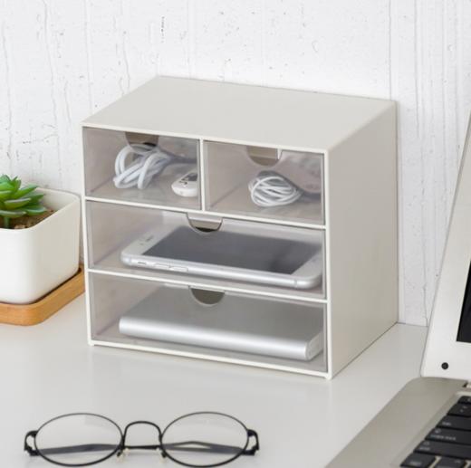 【收纳整理】日式创意抽屉式收纳盒办公学习杂物桌面收纳盒整理盒 商品图7