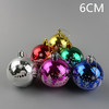 。 6CM彩绘电镀球6入  圣诞节装饰 挂件 塑料彩球 商品缩略图3
