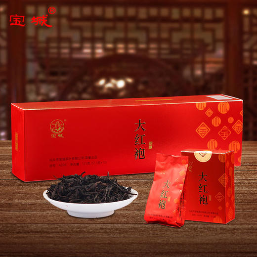 宝城 A206悦礼大红袍茶叶条装125g盒装，醇和持久，齿颊回甘！ 商品图6