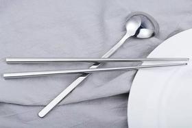 老顾客秒！德国炒高级钢勺，筷子！18-10医用级不锈钢