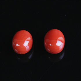 阿卡珊瑚戒面、耳环料