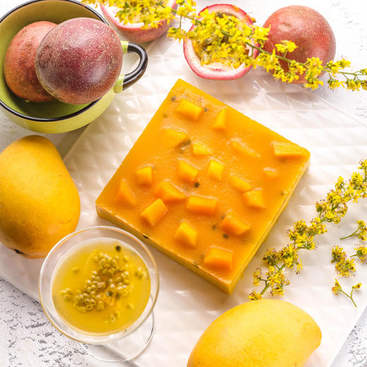 最佳拍档 芒果/西番莲 水果生日蛋糕 商品图3