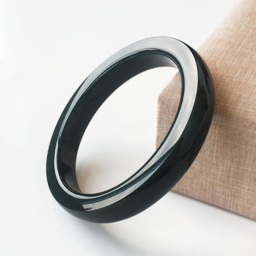 和田玉（青玉）手镯（方） 商品图0