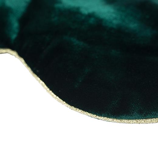 MANITO 条纹丝绒眼罩 绿黑条纹 商品图2