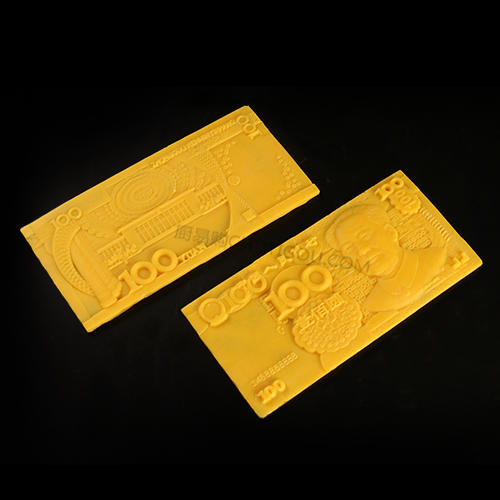 人民币模具巧克力创意模具浮雕人民币精工版模具可吃的巧克力可以制作