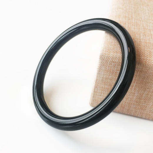 和田玉（青玉）手镯--圆月手镯一对（圈口请留言备注） 商品图1