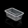 喇叭花一次性餐盒1000ML塑料透明方盒外卖打包盒快餐盒保鲜打包碗 商品缩略图4