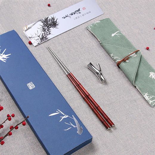 吴昌硕《风竹》筷子套装 | 一双筷子，高品味 商品图3
