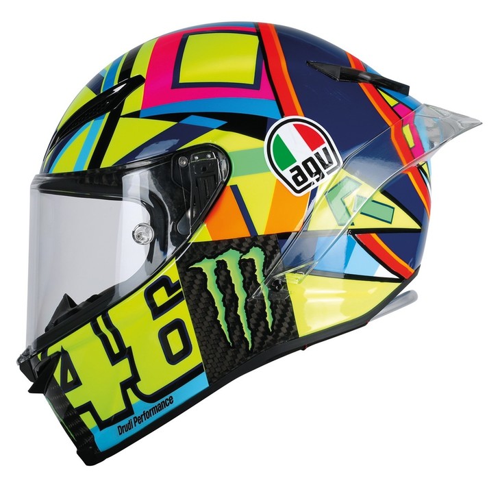 agv 头盔 pista 罗西 日月罗拉