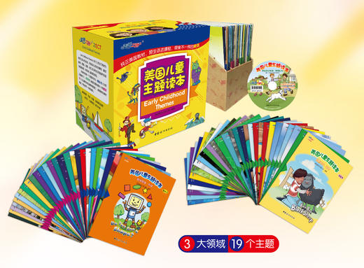 美国儿童主题读本（全60册）+美语之路点读笔套装（Early Childhood Themes）（共57册+儿歌译文3册+学习卡156张+光盘1张） 商品图0