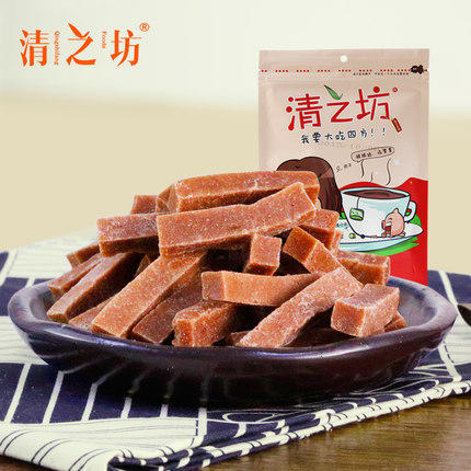 【备用】清之坊 山楂条168g袋装 酸甜可口 新鲜山楂山楂片蜜饯山楂条零食 商品图1