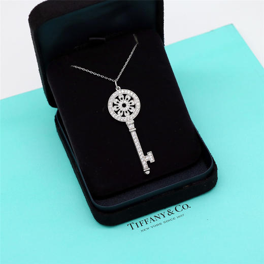 编码tfx60220经典万花筒钥匙项链925纯银