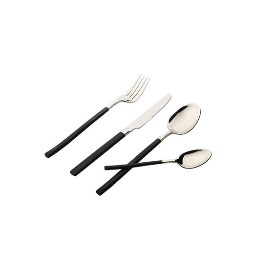 澳洲【Gourmet Kitchen】里斯本不锈钢西餐餐具4件套组合 黑色 商品图0