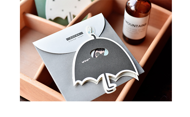 三年二班小清新系列异形贺卡z创意压纹系列生日祝福卡片礼品卡