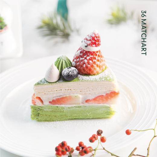 限量款圣诞心动组合（草莓抹茶千层 x 圣诞花礼） 商品图2
